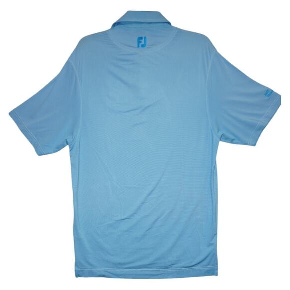 FootJoy Blue Golf Polo Shirt – Size S – Bermuda Dunes 2017 Desert Team Play - Picture 5 of 6